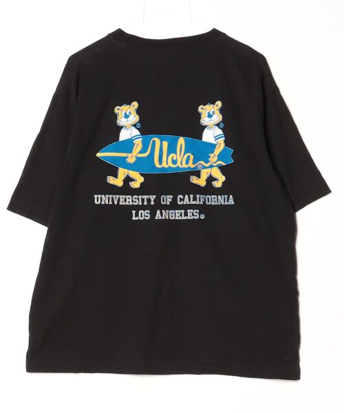 「UCLA」 半袖Tシャツ M ブラック レディース_画像2