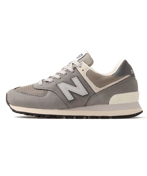 「New Balance」 ローカットスニーカー 25.0cm グレー レディース_画像3
