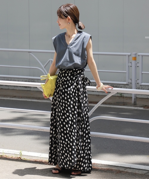 「VERMEIL par iena」 ロングスカート 38 ブラック レディース_画像8