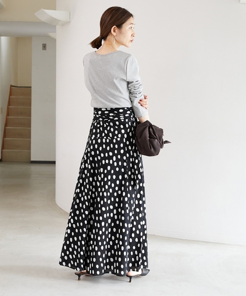 「VERMEIL par iena」 ロングスカート 38 ブラック レディース_画像10
