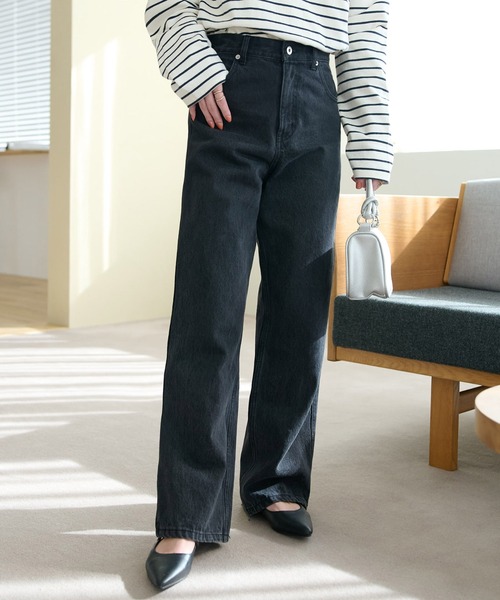 「DISCOAT」 デニムパンツ SMALL ブルー レディース_画像8