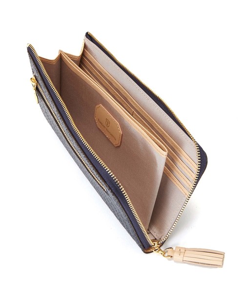 新品！TOPKAPI RITOMO メッシュ柄型押し L字ファスナー長財布 TOPKAPI 財布 RITOMO［リトモ］メッシュ柄型押し・Lファスナー長