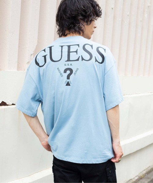 Tシャツ Tシャツ Wego Guess 別注バックプリントロゴビッグ半袖tシャツ Zozotown Paypayモール店 通販 Paypayモール
