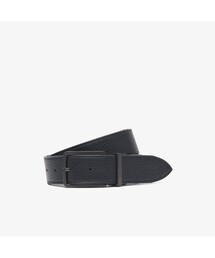 LACOSTE　ベルト レザー　ラコステ LACOSTE ベルト リバーシブルガンメタバックルレザーベルト