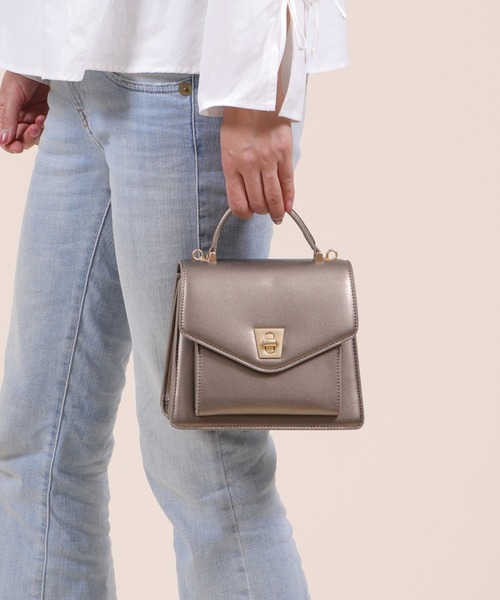 EriANTEPRIMA 　LUCCHETTO ショルダーバッグ スモール VitaFelice サッチェルバッグ ショルダーバッグ 小さめ
