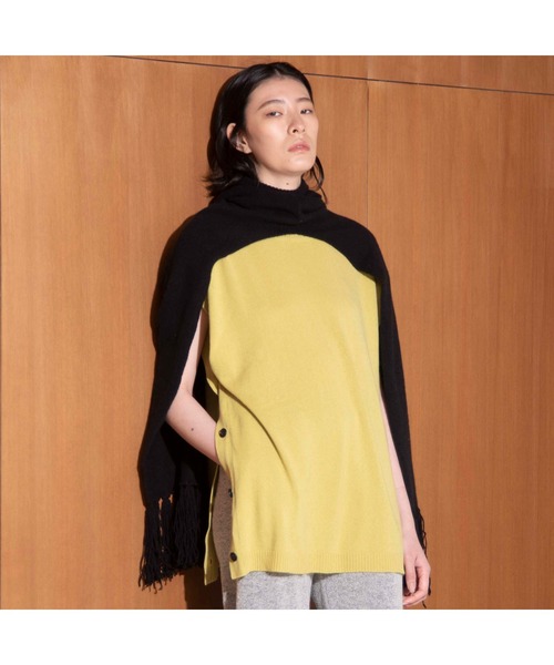 マフラー ストール DOMENICO+SAVIO cashmere knit hooded
