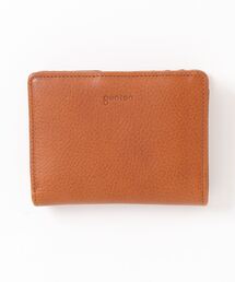[genten /ゲンテン] トスカ 二つ折り財布 ブラウン 本革 折財布 革 genten（ゲンテン） 財布 トスカ 二つ折りLファスナー財布 レディース