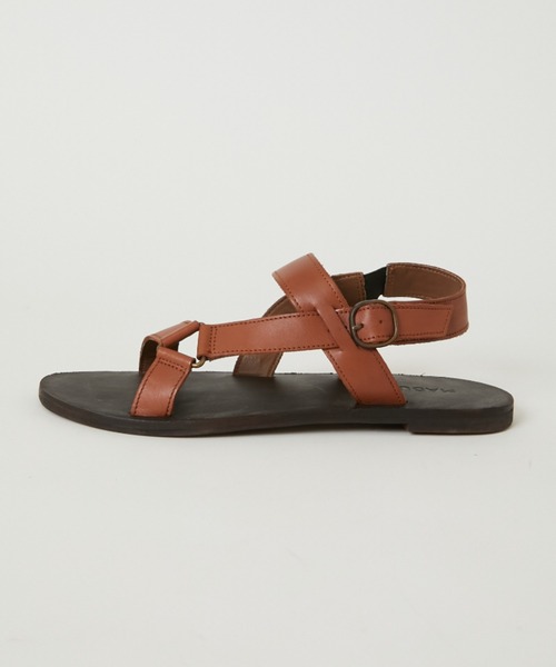 【MADULI】レザーサンダル MADULI サンダル マドゥリ / STRAP LEATHER SANDAL 牛革