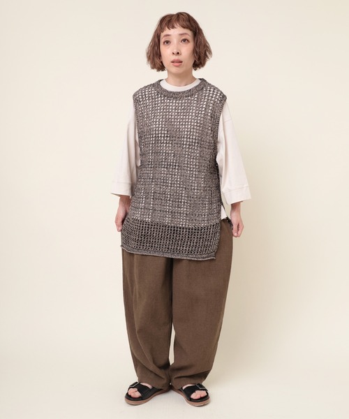 RNA-N ベスト ジレ K2633 ループヤーンメッシュロングベスト