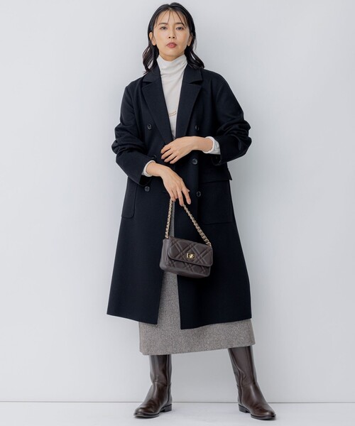 最高級✨ロロピアーナ☆チェスターコート　ロングコート　メリノウール　Lサイズ 23区 コート チェスターコート LOROPIANA(ロロピアーナ