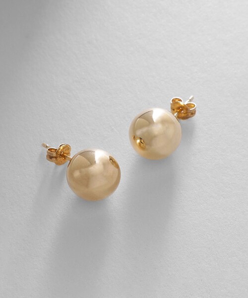 COCOSHNIK（ココシュニック） ピアス シルバー ホロウボール スタッド