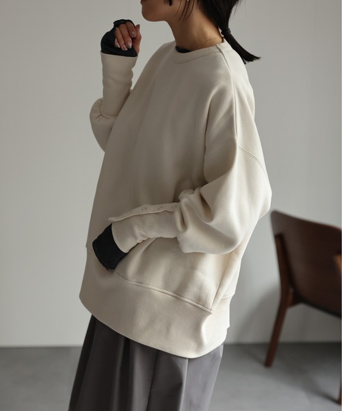 AP STUDIO 人気完売　スウェットプルオーバー ap retro トレーナー スウェット バックオープンデザインプル