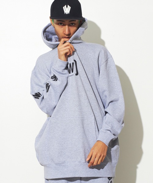 VIRGO 異素材パーカー VIRGOwearworks(ファッション) パーカー Logo hoodie1 メンズ