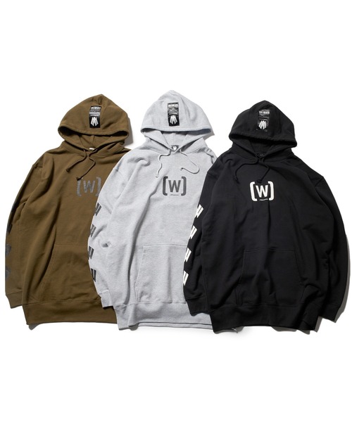VIRGO 異素材パーカー VIRGOwearworks(ファッション) パーカー Logo hoodie1 メンズ