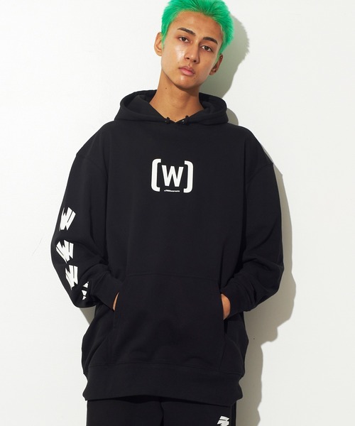VIRGO 異素材パーカー VIRGOwearworks(ファッション) パーカー Logo hoodie1 メンズ