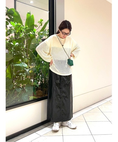 最終おねさげてす。ルネ、シルクのブラウスとスカート、お値下げしました。 LAATO スカート shiny pencil skirt : ZOZOTOWN Yahoo!店 - 通販