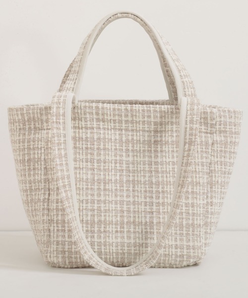 Fit more（フィットモア） ショルダーバッグ バッグ ツイード2WAY