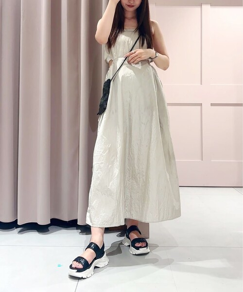 スポーティ×大人【CHANEL】スポーツサンダル 厚底 キルティング ESPERANZA サンダル 厚底キルティングスポサン 24SS レディース