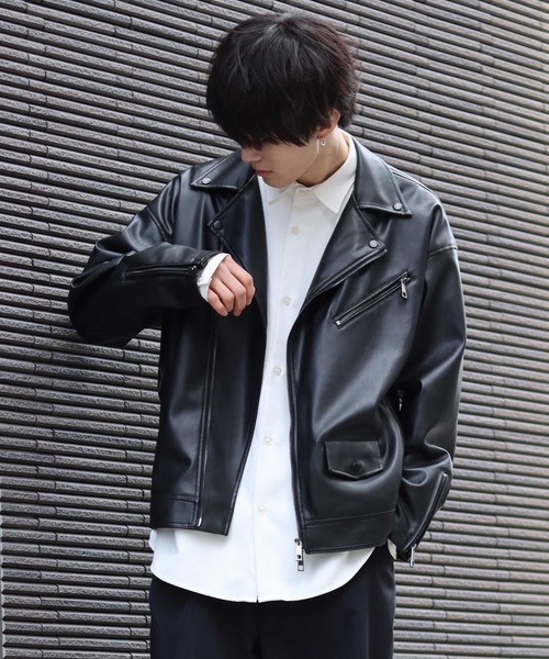 SITRY」 ライダースジャケット L ブラック メンズ : 81245668 