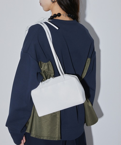 フリークスストア★ファーストハンド★レザーダブルリボンボストンバッグ 柔らかな質感のFirsthand定番のオリジナルレザーBAGコレクション