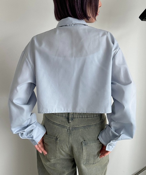 apres jour mignon ブラウス シャツ ネクタイ付きクロップド