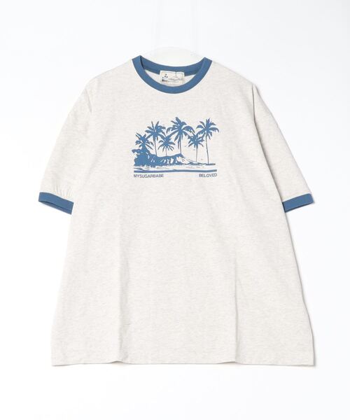 My Sugar Babe（マイシュガーベイブ） tシャツ MSB palm tree print