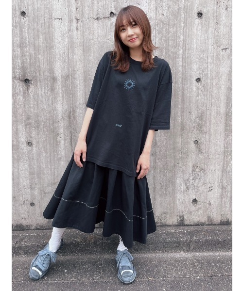 tシャツ 「ZOZOTOWN限定」LHP×Yuria Kizaki/Organic cotton「soleil」print T (Ladys)/lhp L.H.P tシャツ 「ZOZOTOWN限定」LHP×Yuria Kizaki/Organic