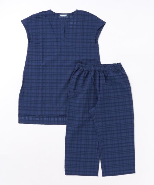 KID BLUE キッドブルー オーガニックコットン パジャマ ルームウェア ③ KID BLUE パジャマ ルームウェア キッドブルー -23ギンガム