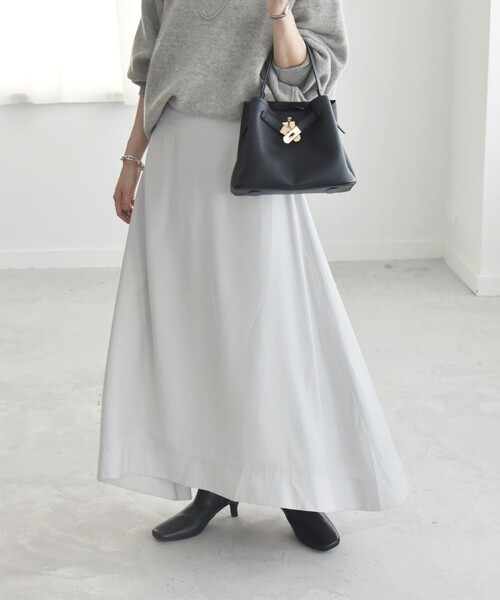 quaranciel スカート quaranciel:「洗濯機可能」シルキー サテン