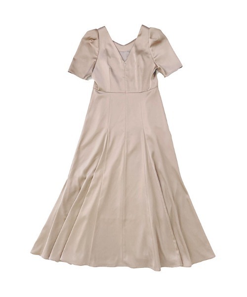 anuans（アニュアンス） 半袖ワンピース SMALL グレー レディース