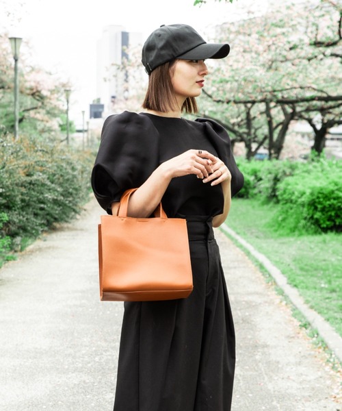 RENAME（リネーム） トートバッグ カウレザー 本革 スクエア ミニ