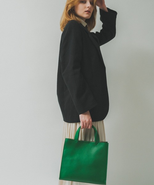 RENAME（リネーム） トートバッグ カウレザー 本革 スクエア ミニ