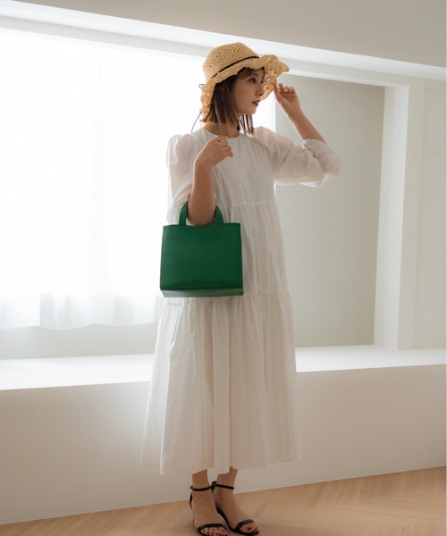 RENAME（リネーム） トートバッグ カウレザー 本革 スクエア ミニ