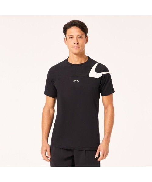 Oakley トレーニング Tシャツ 黒 OAKLEY オークリー メンズ 野球 半袖Tシャツ STRIKING TECH COLD