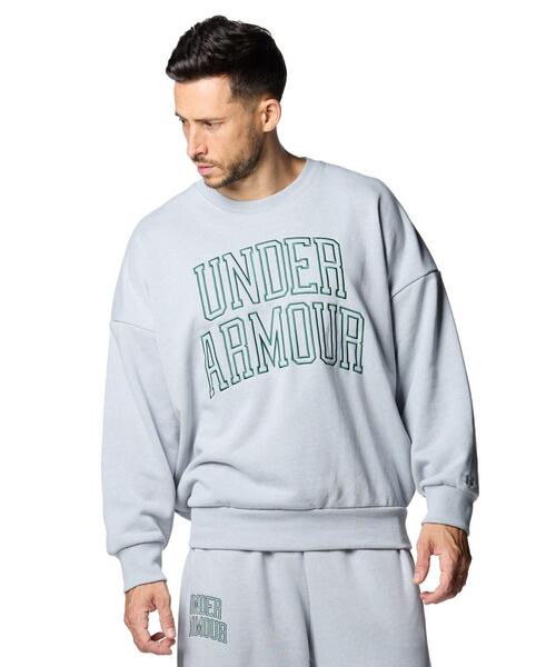 ★UNDER ARMOUR★UAアイコンヘビーウェイトテリースウェット UNDER ARMOUR トレーナー スウェット UAアイコン ヘビーウェイト