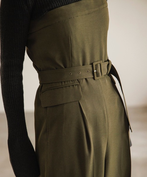 A17776 極美品 コルピエロ CERUTTI ベアトップオールインワン オールインワン ベアトップオールインワン レディース : ZOZOTOWN