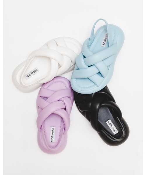 Steve madden サンダル ラベンダー STEVE MADDEN 「STEVE MADDEN」 フラットサンダル 24.0cm