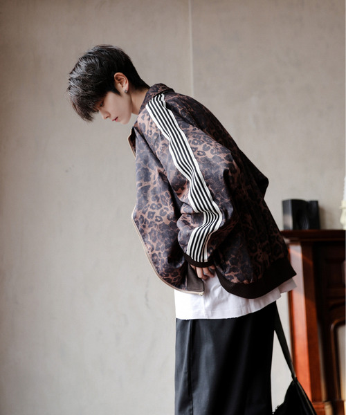 NEOS（KOKUYO） ジャージ 「neos」ルーズシルエット レオパード 総柄