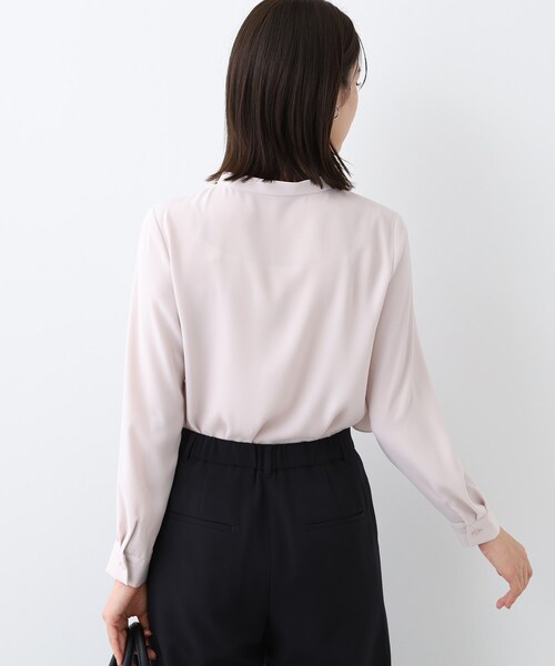 INDIVI / インディヴィ 春SALE！【洗える／UVケア】ヨークフリルブラウス 春SALE！【洗える／UVケア】ヨークフリルブラウス（シャツ