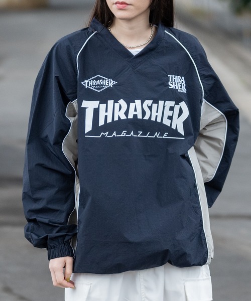 THRASHER - AA スラッシャー ウェア THRASHER ジャージ 「at」「THRASHER/スラッシャー」フロント