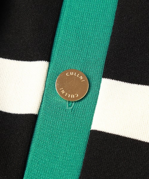 CULLNI セーター ニット Collarless Buttoned Short Sleeve Knit