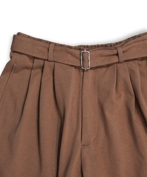 VOAAOV（ヴォアーブ） パンツ 「VOAAOV」BD JERSEY Belt Wide Short