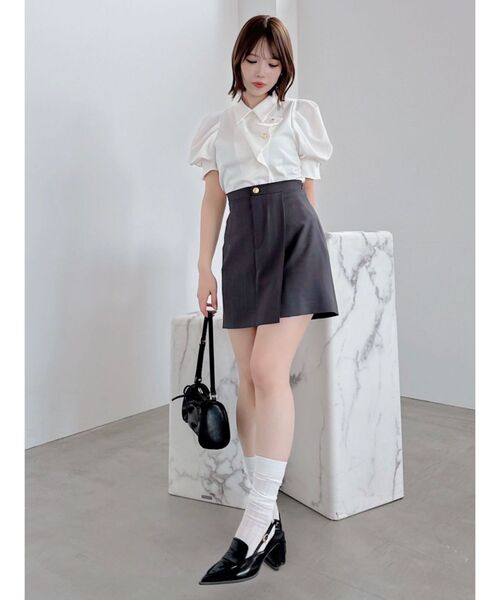 dazzlin スカート 「セットアップ対応」レイヤーハイウエスト