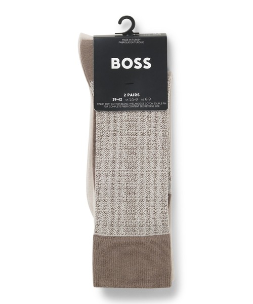 BOSS（HUGO BOSS） 靴下 ソックス2足セット レギュラーレングス