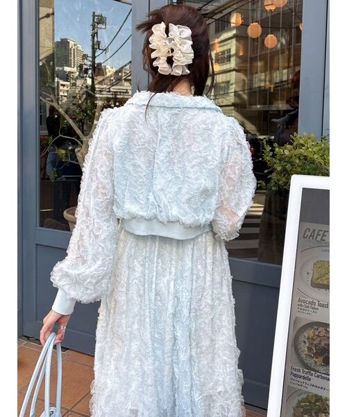 新品タグ付き　ダズリン　エアリーレースブルゾン dazzlin ブルゾン アウター エアリーレースブルゾン レディース