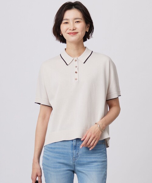 新品未使用J.PRESS DRY COTTON ニットポロ 原価17930円 J.PRESS ポロシャツ ポロ 「洗える」DRY COTTON ニットポロ
