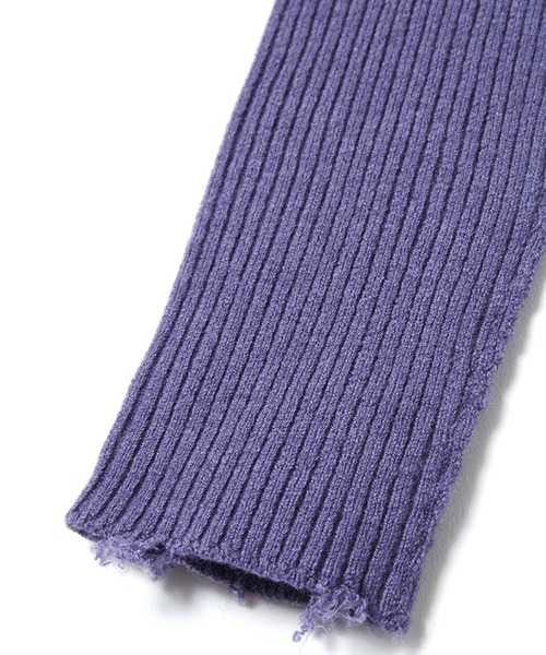 「PERVERZE」 Vネックニット ONE SIZE ブラック レディース_画像7