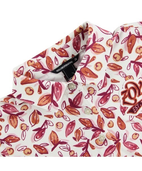 ZOY（ゾーイ） ブラウス シャツ WOMENS アップルリーフプリント