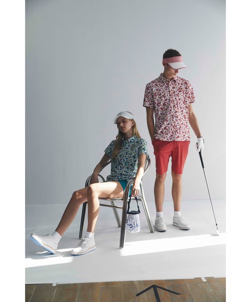 ZOY（ゾーイ） ブラウス シャツ WOMENS アップルリーフプリント