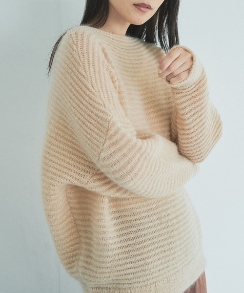 「Audrey and John Wad」 長袖ニット FREE ブラック レディース_画像2